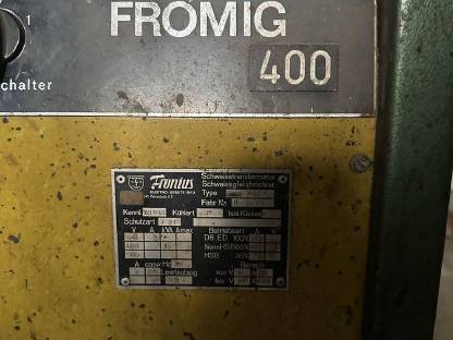 Bild 2:Schweißgerät Fronius Fromig 400