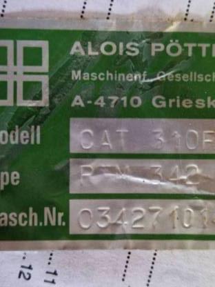 Bild 5:Mähwerk Pöttinger CAT 310 F