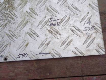 Bild 2:Gebrauchter Schacht Deckel aus Alu