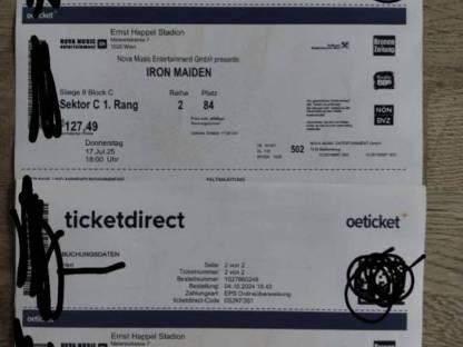 Iron Maiden Ticket