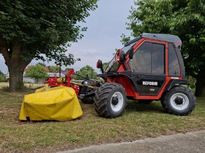 Bild 9:Reform Metrac H6S mit Mörtel Mähwerk, Aebi, Sauerburger, Traktor