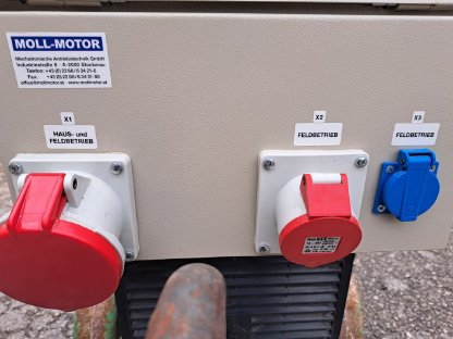 Bild 4:Zapfwellengenerator Moll-Motor ZG-140/31,5AM