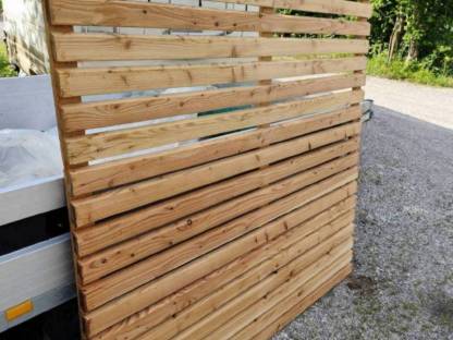 Bild 3:Sichtschutzpaneel 'Bali' Lärche von Mr. Gardener