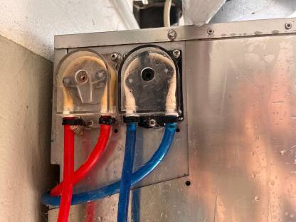 Bild 9:3er Tandem Melkstand GEA inkl. Waschautomat Turbostar 12 kW