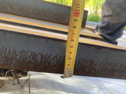 Bild 6:UNP 200 und 140 Alteisen