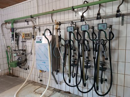 Westfalia GEA Rohrmelkanlage komplett