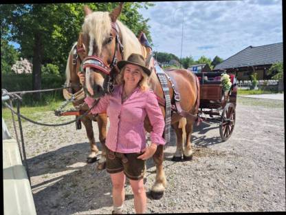 Bild 6:Lord und Jolly suchen Mitreiter