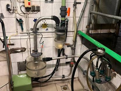 Bild 4:3er Tandem Melkstand GEA inkl. Waschautomat Turbostar 12 kW