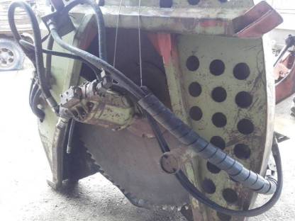 Bild 8:Harvesterkopf, Durchschubentaster