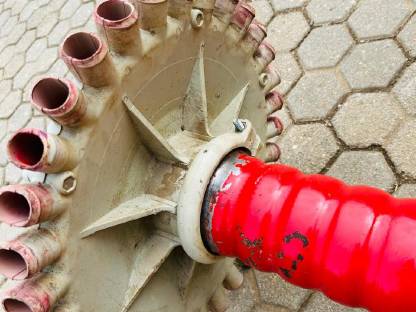 Bild 4:Kverneland Accord Verteilerturm Saatgutverteiler