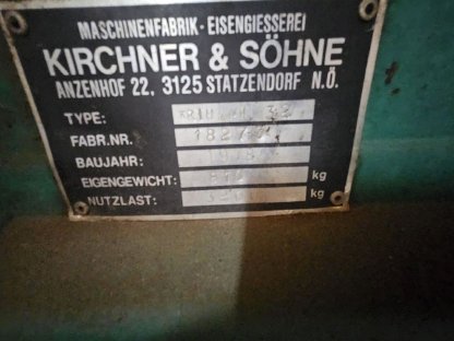 Bild 3:Miststreuer Kirchner Triumph 32