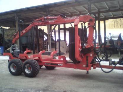 Bild 7:Forstanhänger, Rückeanhänger, Hölzhänger, Krananhänger