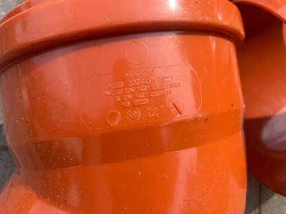 Bild 2:SN8 DN 200 45 Grad Bogen für Kanalrohr