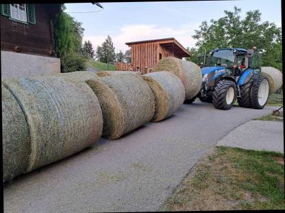 Bild 2:Siloballen/Heuballen