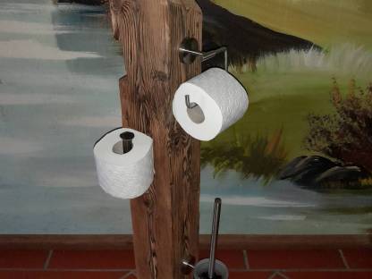 Bild 2:WC-Set, NEU WC-Ständer aus Altholz, WC-Garnitur