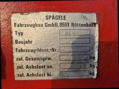 Bild 9:Spägele Miststreuer Mistbreiter Dungstreuer