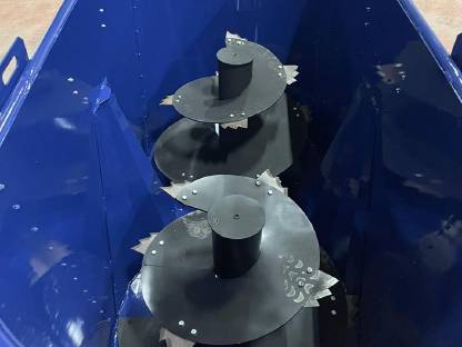 Bild 4:SAGRO Stationärfuttermischer 1-10 m³ für TMR Kalb Rose usw.