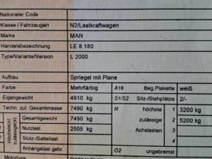 Bild 8:Verkaufe MAN LE 8.180