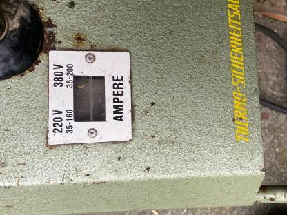 Bild 4:Schweißapparat