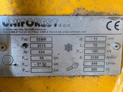 Uniforest Seilwinde 55MR
