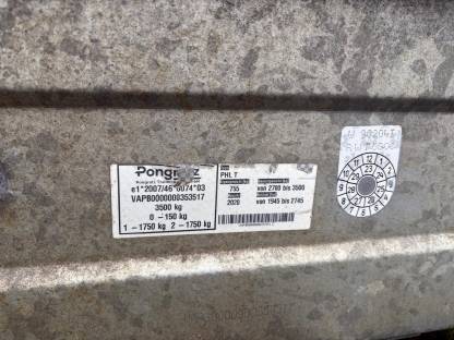 Bild 3:Pongratz 3,5 t Anhänger