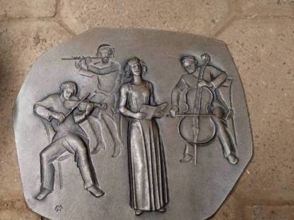 Metallbild Musiker