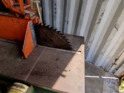 Bild 5:Holzsäge mit Spalter (400V)