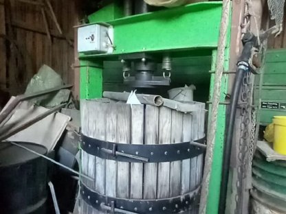 Hydraulische Mostpresse