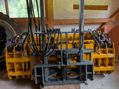 Silozange massiv mit Hubgerüst