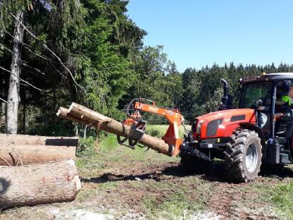 Bild 2:Forstzange Rückezange Forstgreifer Auer