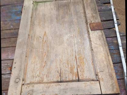 Bild 2:Alte Holztür Deko Balkon Terrasse