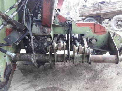 Bild 4:Harvesterkopf, Durchschubentaster