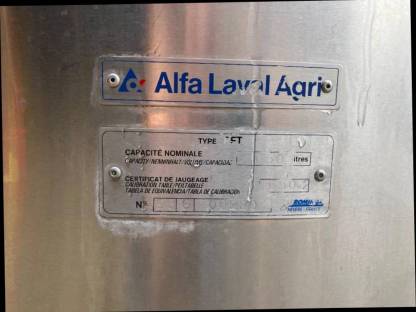 Bild 4:Milchtank Alfa Laval