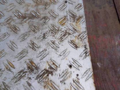 Bild 3:Gebrauchter Schacht Deckel aus Alu