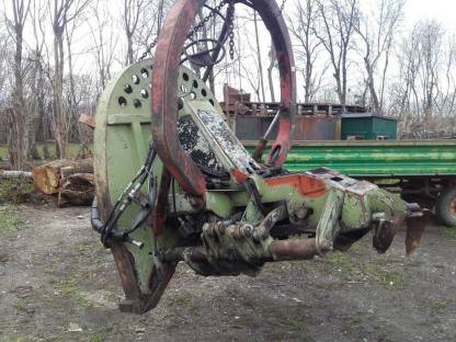 Bild 2:Harvesterkopf, Durchschubentaster