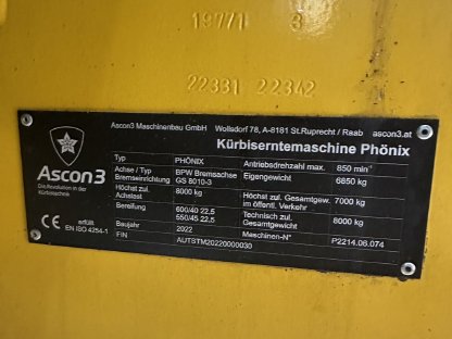 Bild 4:Kürbiskernerntemaschine Ascon3