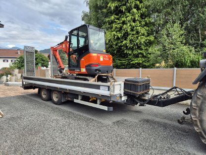 Tieflader Möslein 24 V, LKW oder Traktor