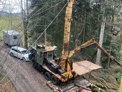 Bild 3:PKM Seilkran auf ÖAF MAN 32.281