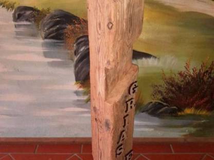 Bild 3:Willkommensständer, Grias Enk Ständer aus Altholz