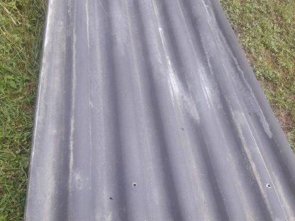Welleternit P6 Farbe schwarz/grau 2,5 m