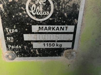 Bild 2:Kleinballenpresse Claas Markant