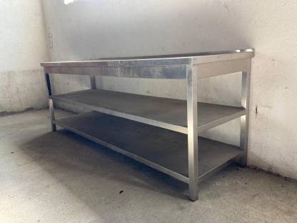 Bild 3:Werkbank Edelstahl