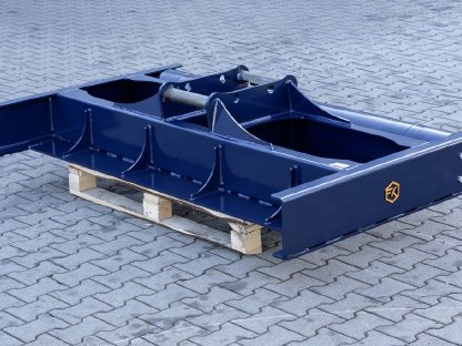 Bild 2:Nivellierbalken Bagger