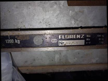 Bild 6:Verkaufe verzinkte Viehwaage Florenz