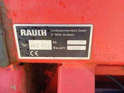 Bild 6:Düngerstreuer Rauch MDS 921