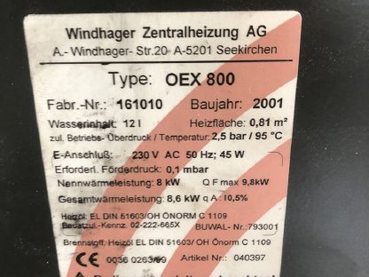 Bild 3:Windhager Ölofen