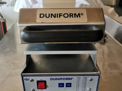 Siegelmaschine, Schalensiegler, Duniform