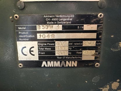 Bild 9:Bagger Ammann/Yanmar B55W-1