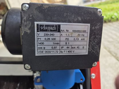 Bild 3:Rollsieb RS350 Scheppach gebraucht