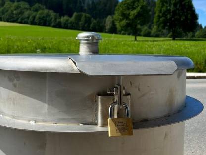 Bild 5:Quellsammler, Trinkwassertank